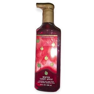 Bath and Body Works WINTER CANDY APPLE Cleansing Gel Hand Soap 8 fl oz